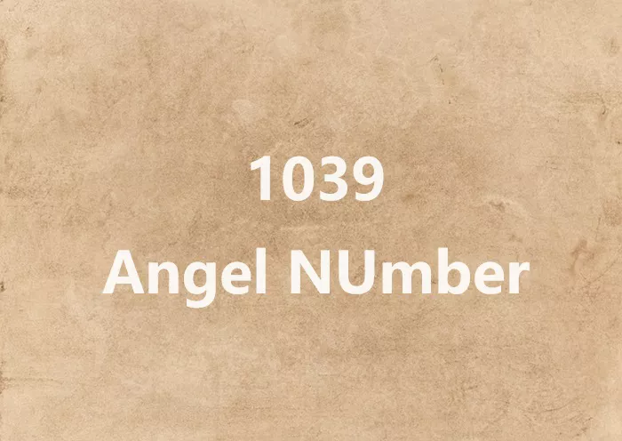 1039 Angel Number