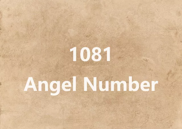 1081 Angel Number